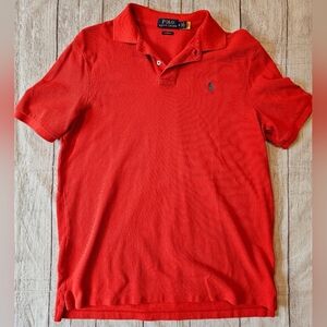 Polo Ralph Lauren Men's Size Medium Red Short Sleeve Classic Fit Polo Shirt